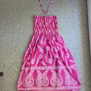 Midi Pink Summer Dress